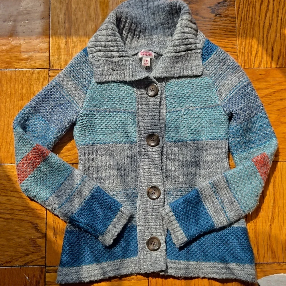 Mossimo Supply Co. Shawl Collar Button-Front Cardigan Sweater | Women’s XS - Picture 2 of 14